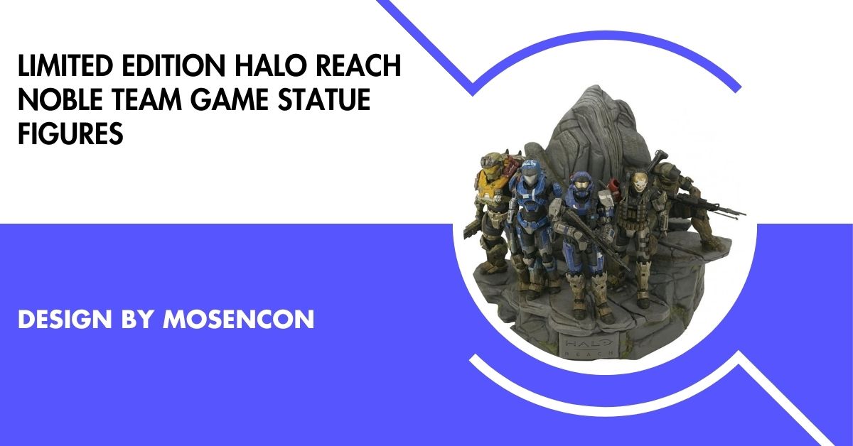 limited edition halo reach noble team game statue figures