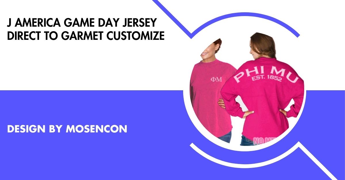 j america game day jersey direct to garmet customize